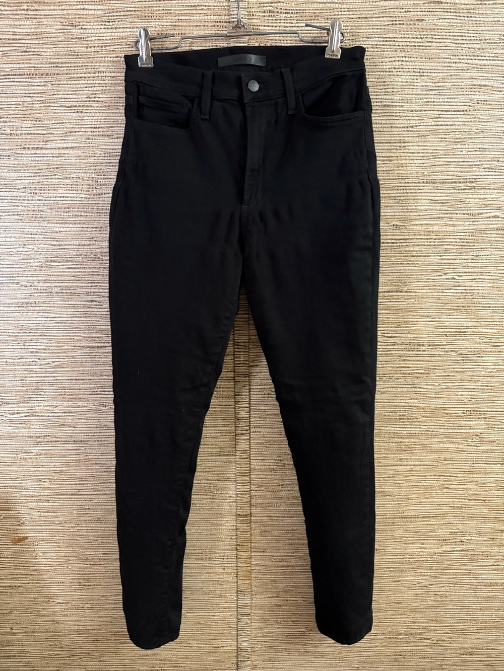 Joe’s Jeans Women’s 26 Black Flawless Charlie High Rise Skinny Crop